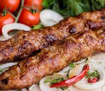 Люля-кебаб из говядины и курицы