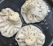Хинкали с говядиной и свининой 
