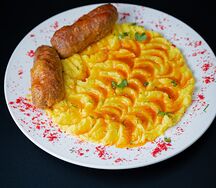 Люля с пюре из картофеля