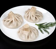 Хинкали с говядиной и свининой 