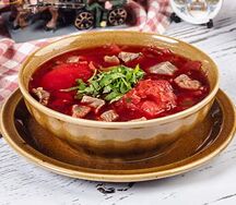 Борщ с говядиной