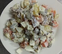 Оливье с мясом
