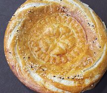 Патир лепешка слоеная