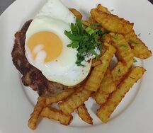 Котлета с фри