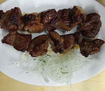Шашлык из бараньей мякоти
