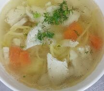 Куриная лапша