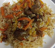 Плов говядина