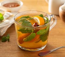 Цитрусовый чай с корицей
