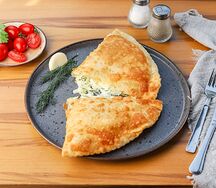 Чебурек с сыром и зеленью