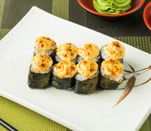 Запеченные мини роллы
