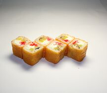 Ролл Мамэ нори Краб-креветка