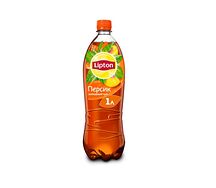 Lipton чёрный чай с персиком
