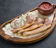 Шашлык из каре ягненка