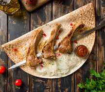 Шашлык из каре ягненка
