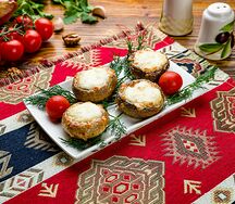 Грибы, запеченные с сыром