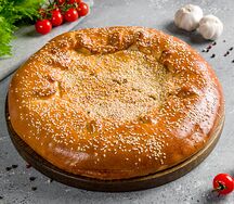 Пирог с картошкой и грибами
