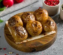 Молодой картофель на мангале