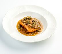 Стейк морской форели