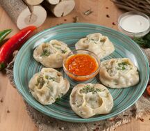 Манты с говядиной