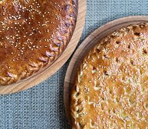 Даргинское чуду с курицей и картошкой