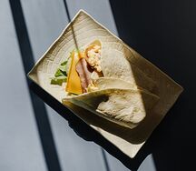 Скрембл с окороком