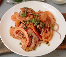 Салат ачичук с кинзой