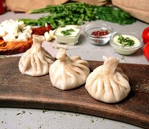Хинкали с бараниной