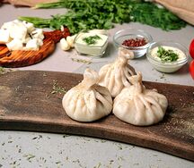 Хинкали с курицей