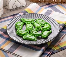 Вареники с грушей, яблоками и корицей