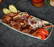 Шашлык из бараньей корейки