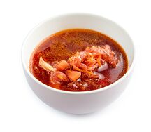 Борщ с курицей