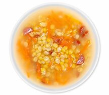 Гороховый суп с ветчиной и колбасками