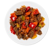 Говядина томлёная с овощами