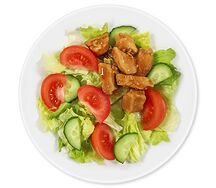 Овощи с цыплёнком в соусе терияки
