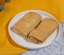 Блинчики с ветчиной и сыром  