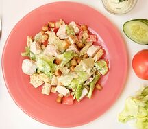 Салат курица с яйцом
