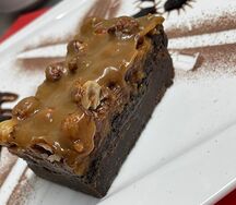 Брауни с карамелью
