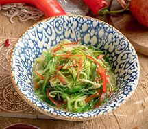 Огуречный салат с чуккой
