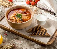 Солянка из пяти видов мяса