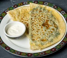 Кыстыбый с картофелем