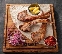 Шашлык из бараньей корейки