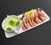 Креветки отварные