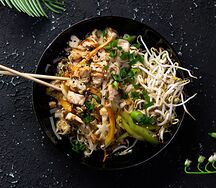 Лапша с цыпленком