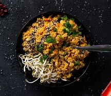 Кокосовый карри с овощами
