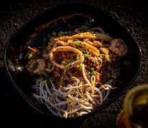 Лапша с морепродуктами