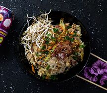 Лапша Курица-бекон в терияки