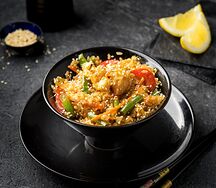 Жаренный рис с цыпленком