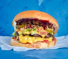 Смэш-бургер BBQ-халапеньо
