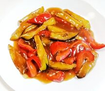 Баклажаны с болгарским перцем