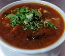 Шанхайский куриный суп средней остроты